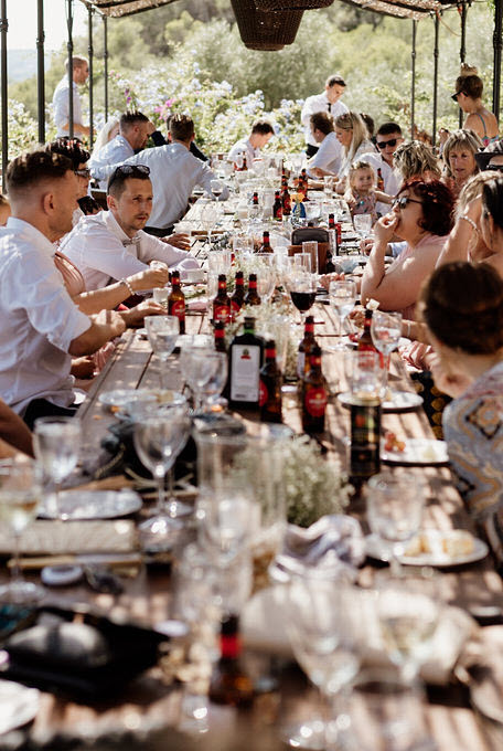 wedding reception at Can Marcer de la Penya